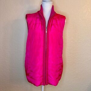 Michael Kors, Pink Puffer Vest, Size L